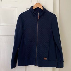 LL Bean Quilted Zip Sweatshirt